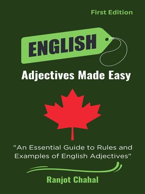cover image of English Adjectives Made Easy